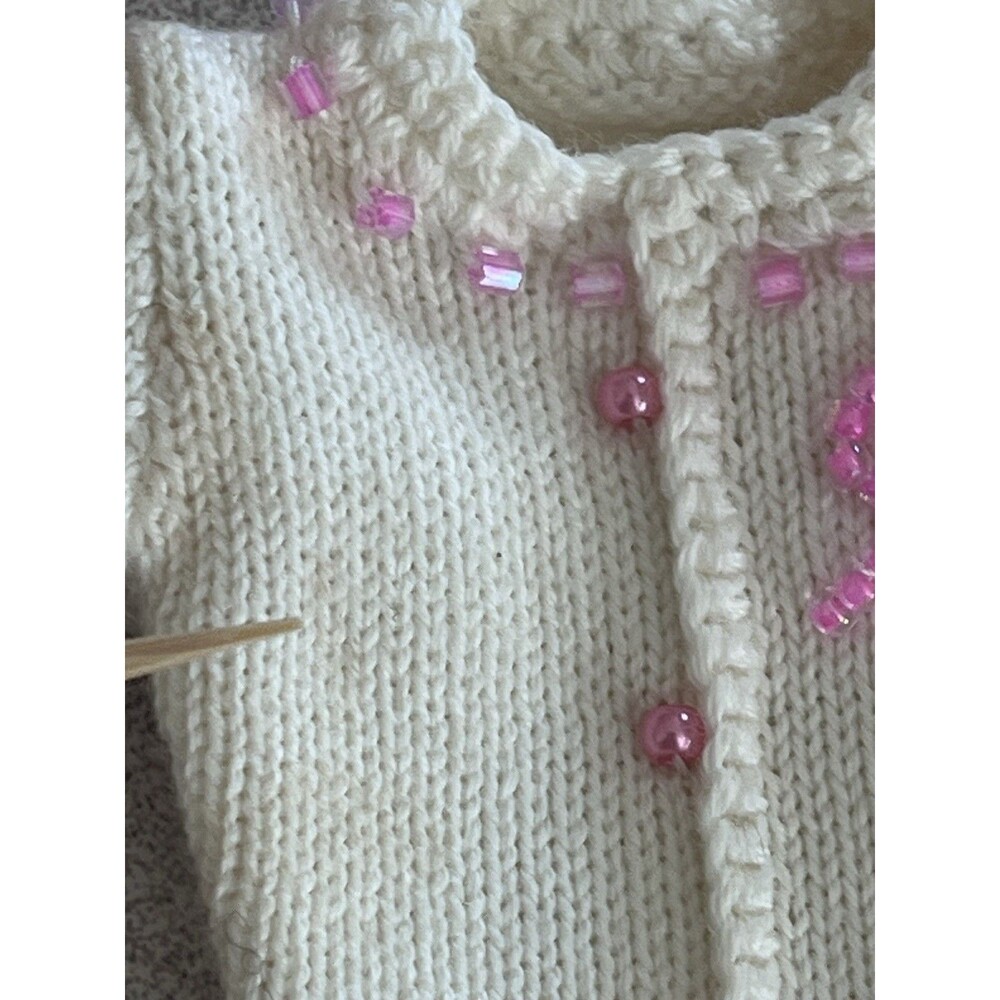 Michael Simon Breast Cancer Awareness Cardigan Sweater Ornament In Box - Picture 4 of 12